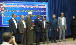 آیین تکریم و معارفه سرپرست پردیس شهید مقصودی همدان