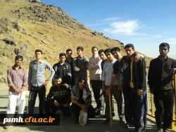 کوه پیمایی اعضای بسیج دانشجویی