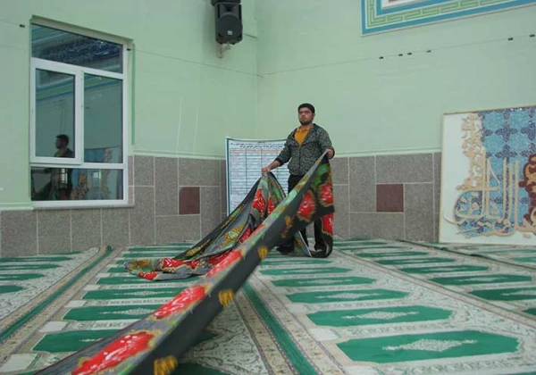 مراسم مشکی پوشان نمازخانه ی پردیس شهید مقصودی به مناسبت ماه محرم