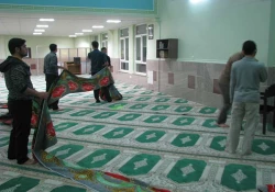 مراسم مشکی پوشان نمازخانه ی پردیس شهید مقصودی به مناسبت ماه محرم