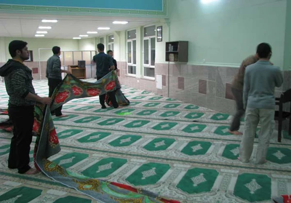 مراسم مشکی پوشان نمازخانه ی پردیس شهید مقصودی به مناسبت ماه محرم