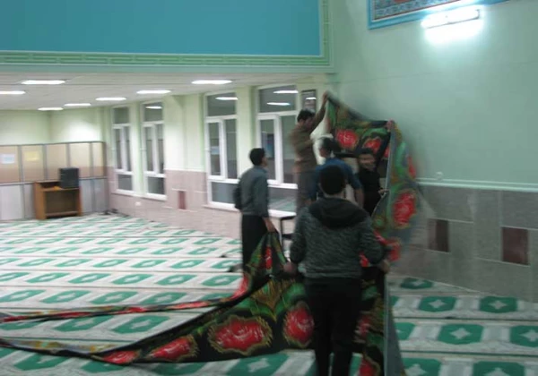 مراسم مشکی پوشان نمازخانه ی پردیس شهید مقصودی به مناسبت ماه محرم