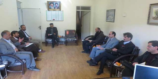 بازدید اعضای دفتر نظارت و ارزیابی آموزش عالی استان از پردیس شهید مقصودی همدان