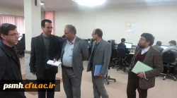 بازدید اعضای دفتر نظارت و ارزیابی آموزش عالی استان از پردیس شهید مقصودی همدان