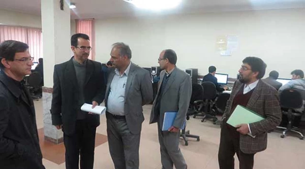 بازدید اعضای دفتر نظارت و ارزیابی آموزش عالی استان از پردیس شهید مقصودی همدان