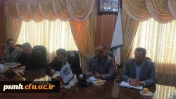 تشکیل جلسه ی اداری پردیس با حضور همه ی کارکنان