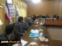 تشکیل جلسه ی کارگروه منابع انسانی منطقه 10 کشور در پردیس شهید مقصودی همدان