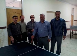 برگزاری  مسابقه پینگ پنگ به مناسبت جام شهدای انرژی هسته ای