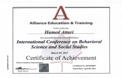 کسب موفقیتی دیگر توسط دانشجو معلم آقای حامد عطاری