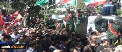 بدرقه پیکر مطهر سرلشگر شهید حاج حسین همدانی تا بهشت