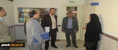 بازدید مدیریت امور پردیس های استان از پردیس شهید باهنرهمدان