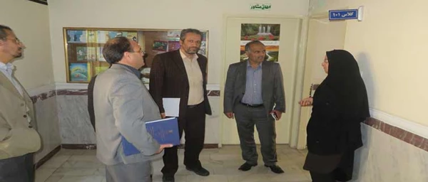 بازدید مدیریت امور پردیس های استان از پردیس شهید باهنرهمدان