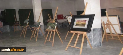 برگزاری نمایشگاه آثار هنری اعضای محترم هیأت علمی و غیر هیأت علمی و دانشجویان گرامی به روایت تصویر