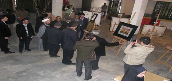 برگزاری نمایشگاه آثار هنری اعضای محترم هیأت علمی و غیر هیأت علمی و دانشجویان