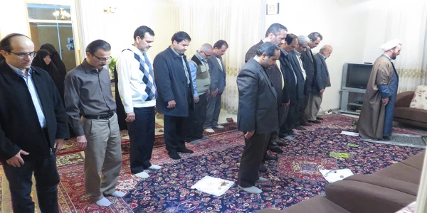 دیدار مسئولین و اعضای هیات علمی با خانواده شهید مقصودی