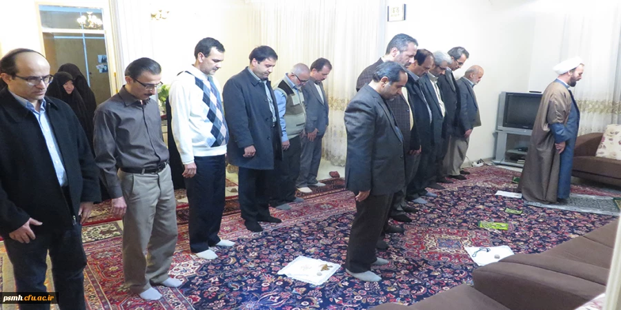 دیدار مسئولین و اعضای هیات علمی با خانواده شهید مقصودی