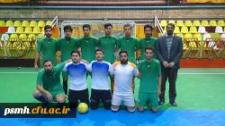 برگزاری یک دوره مسابقه ی دوستانه فوتسال ،بین تیم فوتسال پردیس شهید مقصودی وتیم منتخب  فوتسال دانشگاه آزاد همدان به مناسبت فرا رسیدن هفته ی وحدت و روز میلاد با سعادت رسول اکرم (ص)