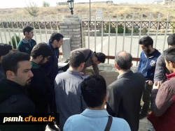 بازدید دانشجویان رشته ی زبان انگلیسی به همراه استاد علیرضایی