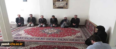 به مناسبت دهه مبارک فجر و با حضور مسئول نهاد رهبری و همکاران دانشگاه فرهنگیان همدان انجام گرفت:

دیدار و دلجویی از خانواده مرحوم جعفری همکار جانباز و ایثارگر پردیس شهید مقصودی همدان