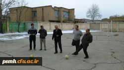 مسابقه مهارتی پنالتی فوتسال بین استادان وهمکاران