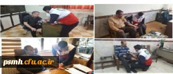 طرح اندازه گیری فشارخون کارکنان دانشگاه توسط اعضای کانون دانشجویی هلال احمر پردیس شهید مقصودی (در راستای طرح تحول سلامت کارکنان)، هم اکنون