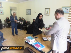 در مراسمی با حضور استاد و دانشجویان عضو کمیته تدریس پژوهی پردیس شهید باهنر از سرپرست دانشگاه فرهنگیان همدان و معاونین ایشان تقدیر به عمل آمد.