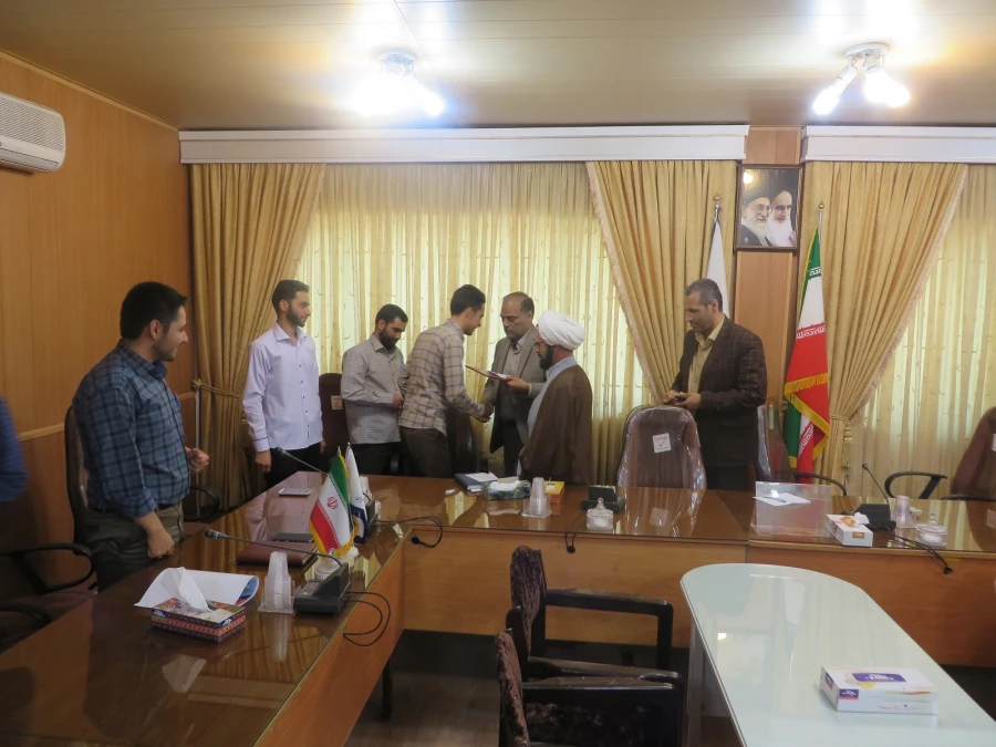 جلسه تکریم و معارفه ی مسئول بسیج دانشجویی پردیس شهید مقصودی همدان برگزار شد