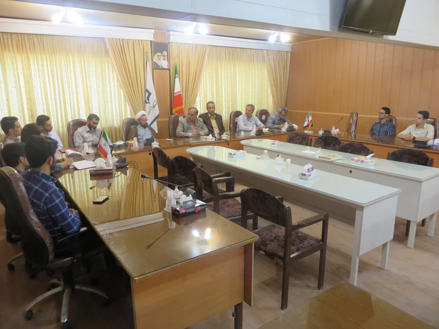 جلسه تکریم و معارفه ی مسئول بسیج دانشجویی پردیس شهید مقصودی همدان برگزار شد