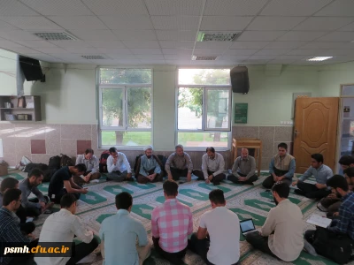 مراسم بدرقه ی دانشجو معلمان بسیجی پردیس شهید مقصودی همدان جهت عزیمت به اردوی جهادی