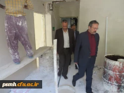 بازدید دکتر مهر محمدی از طرح های عمرانی در دست اجرای پردیس شهید مقصودی همدان در حاشیه هشتمین اجلاس معاونان آموزشی، پژوهشی و فرهنگی دانشگاه فرهنگیان در همدان