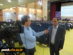 مصاحبه گروه خبری (صدا و سیمای مرکز همدان) با دکتر علی صوفی سرپرست دانشگاه فرهنگیان همدان