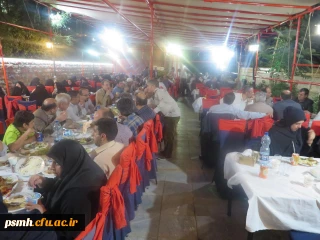 ضیافت شام با حضور میهمانان شرکت کننده در هشتمین اجلاس سراسری معاونان آموزشی، پژوهشی و فرهنگی دانشگاه فرهنگیان در همدان