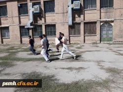 برگزاری یک دوره مسابقه دوی استقامت بین دانشجویان پردیس شهید مقصودی به مناسبت گرامی داشت هفته تربیت بدنی