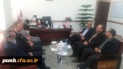 دیدار سرپرست، معاونین و جمعی از همکاران دانشگاه فرهنگیان همدان با دکتر پورداود مدیر کل جدید آموزش و پرورش استان همدان