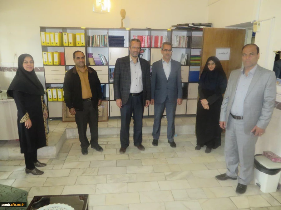 دیدار نوروزی سرپرست، معاونین و تنی چند از همکاران مدیریت استانی دانشگاه فرهنگیان همدان با ریاست، معاونین و همکاران پردیس شهید باهنر