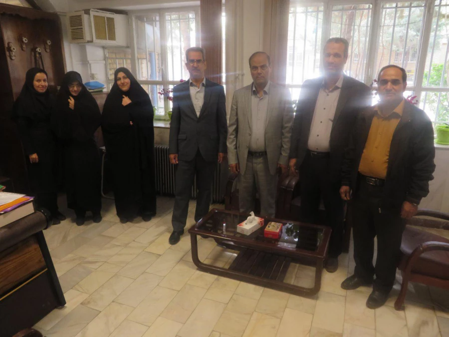 دیدار نوروزی سرپرست، معاونین و تنی چند از همکاران مدیریت استانی دانشگاه فرهنگیان همدان با ریاست، معاونین و همکاران پردیس شهید باهنر