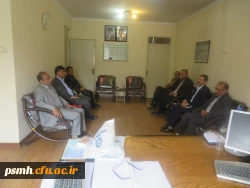 دیدار نوروزی کارکنان بانک تجارت شعبه دانشگاه بوعلی با دکتر علی صوفی سرپرست دانشگاه فرهنگیان همدان