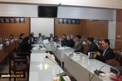 نشست اعضای هیات رئیسه ی شورای هماهنگی روابط عمومی های استان به میزبانی دانشگاه فرهنگیان همدان - دستور کار جلسه: بررسی برنامه های هفته ی روابط عمومی ها - سه شنبه 97/02/04