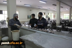 به مناسبت هفته سلامت، با شعار (ترویج سبک زندگی سالم) و در آستانه ی نیمه شعبان: توزیع میان وعده (کماج و سمنو) بین استادان، همکاران و دانشجویان پردیس شهید مقصودی همدان.