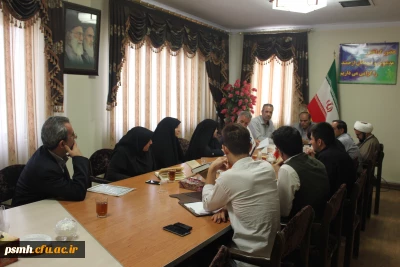 جلسه هماهنگی و برنامه ریزی جهت اعزام دانشجو معلمان دانشگاه فرهنگیان همدان به منظور دیدار با ولی امر مسلمین، حضرت آیت اله خامنه ای (حفظه اله) - سالن جلسات مدیریت استان
