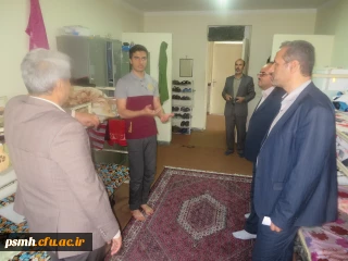 بازدید آقاخانی مدیر کل برنامه ریزی، خدمات و رفاه دانشجویی از پردیس های دانشگاه فرهنگیان همدان
به مناسبت هفته ی سراهای دانشجویی انجام شد