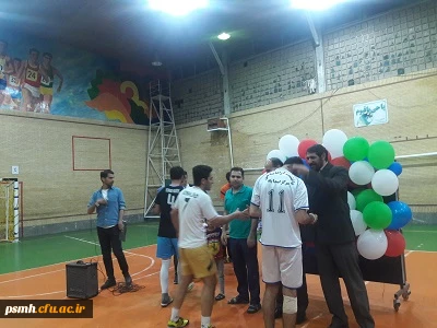مراسم اختتامیه مسابقات فوتسال جام رمضان در پردیس شهید مقصودی همدان