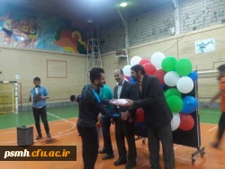 مراسم اختتامیه مسابقات فوتسال جام رمضان در پردیس شهید مقصودی همدان
