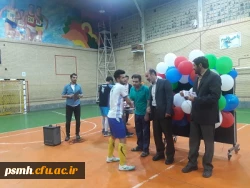 مراسم اختتامیه مسابقات فوتسال جام رمضان در پردیس شهید مقصودی همدان