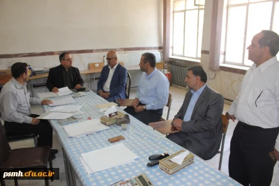 بازدید رئیس گروه برنامه ریزی آموزش های بلند مدت وزارت آموزش و پرورش از مراحل مصاحبه تخصصی در پردیس شهید مقصودی همدان