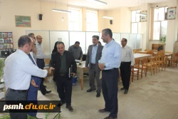 بازدید رئیس گروه برنامه ریزی آموزش های بلند مدت وزارت آموزش و پرورش از مراحل مصاحبه تخصصی در پردیس شهید مقصودی همدان