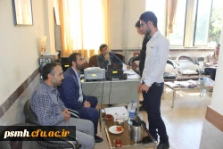 بازدید اکبر کاوسی امید عضو شورای اسلامی شهر همدان از روند مصاحبه تخصصی داوطلبان ورود به دانشگاه فرهنگیان همدان