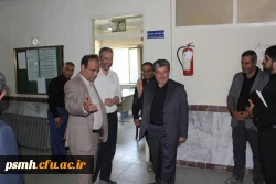 بازدید میدانی آقای خجسته نماینده محترم مردم شریف همدان، فامنین و قهاوند در مجلس شورای اسلامی از پردیس شهید مقصودی همدان