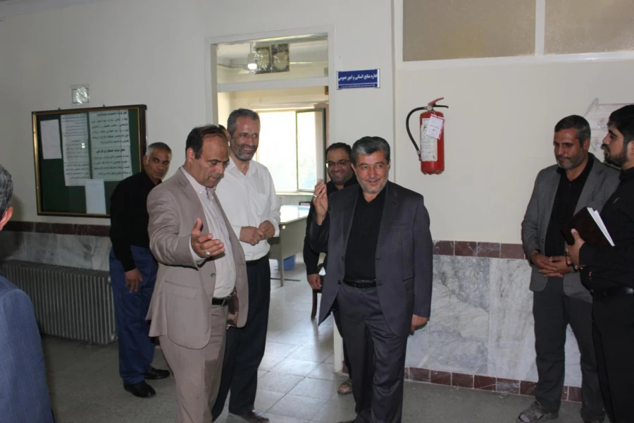 بازدید میدانی آقای خجسته نماینده محترم مردم شریف همدان، فامنین و قهاوند در مجلس شورای اسلامی از پردیس شهید مقصودی همدان