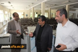 بازدید میدانی آقای خجسته نماینده محترم مردم شریف همدان، فامنین و قهاوند در مجلس شورای اسلامی از پردیس شهید مقصودی همدان